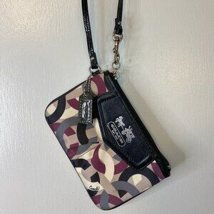 Coach Multi-colored small wristlet